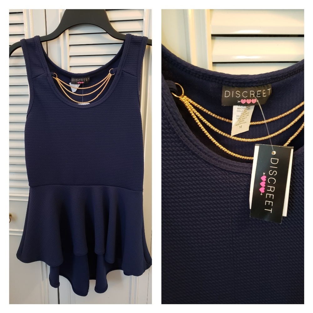 NWT peplum blouse